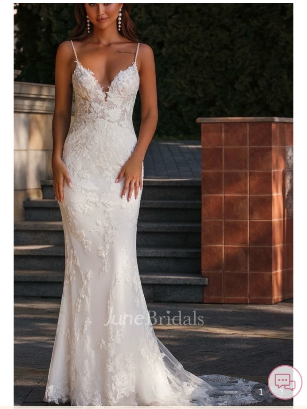 White Lace Wedding Dress